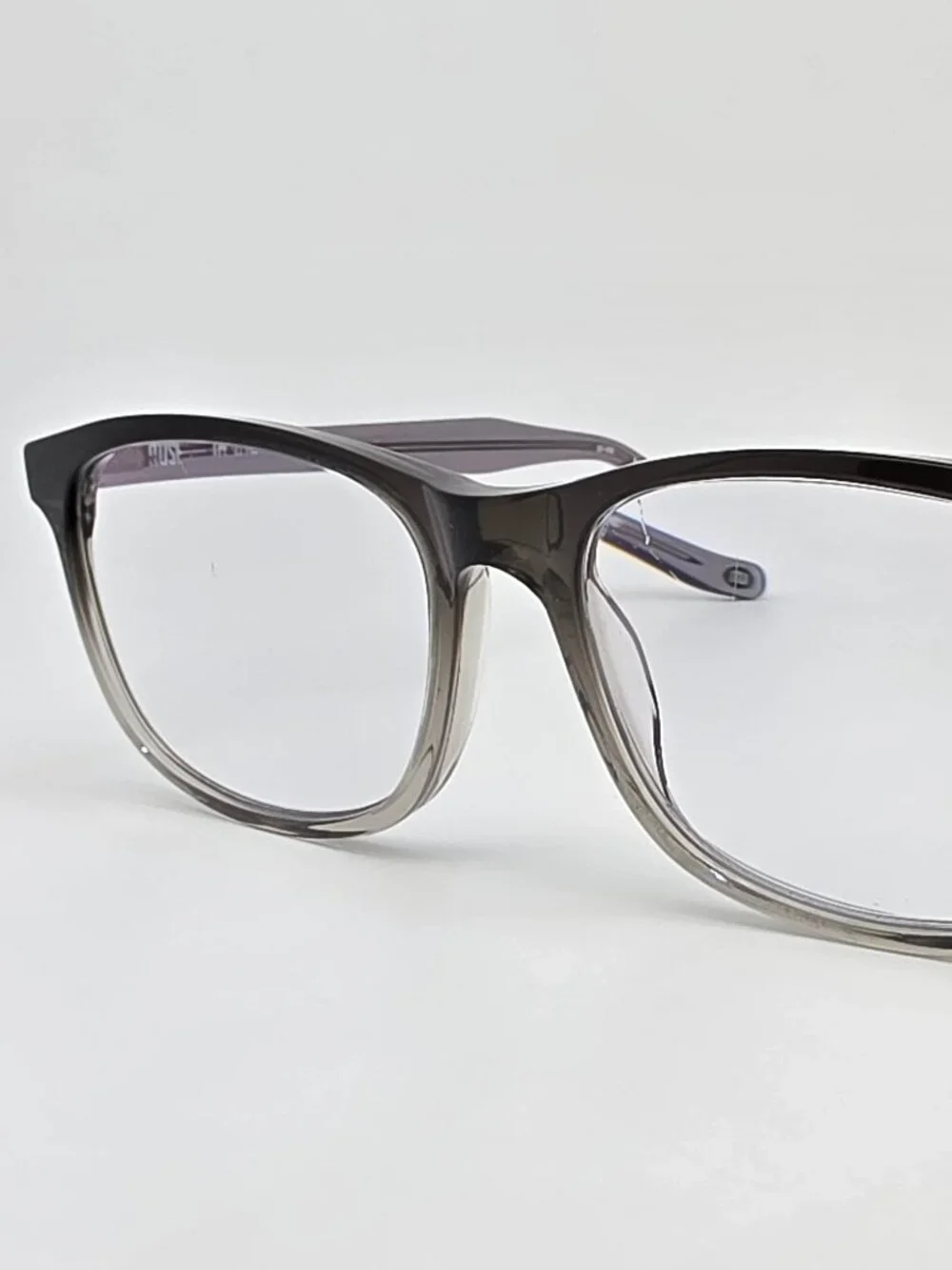 Muse 39-P9319 Smoke Grey to Crystal Fade Full Rim Eyeglasses Frame 55-17-140